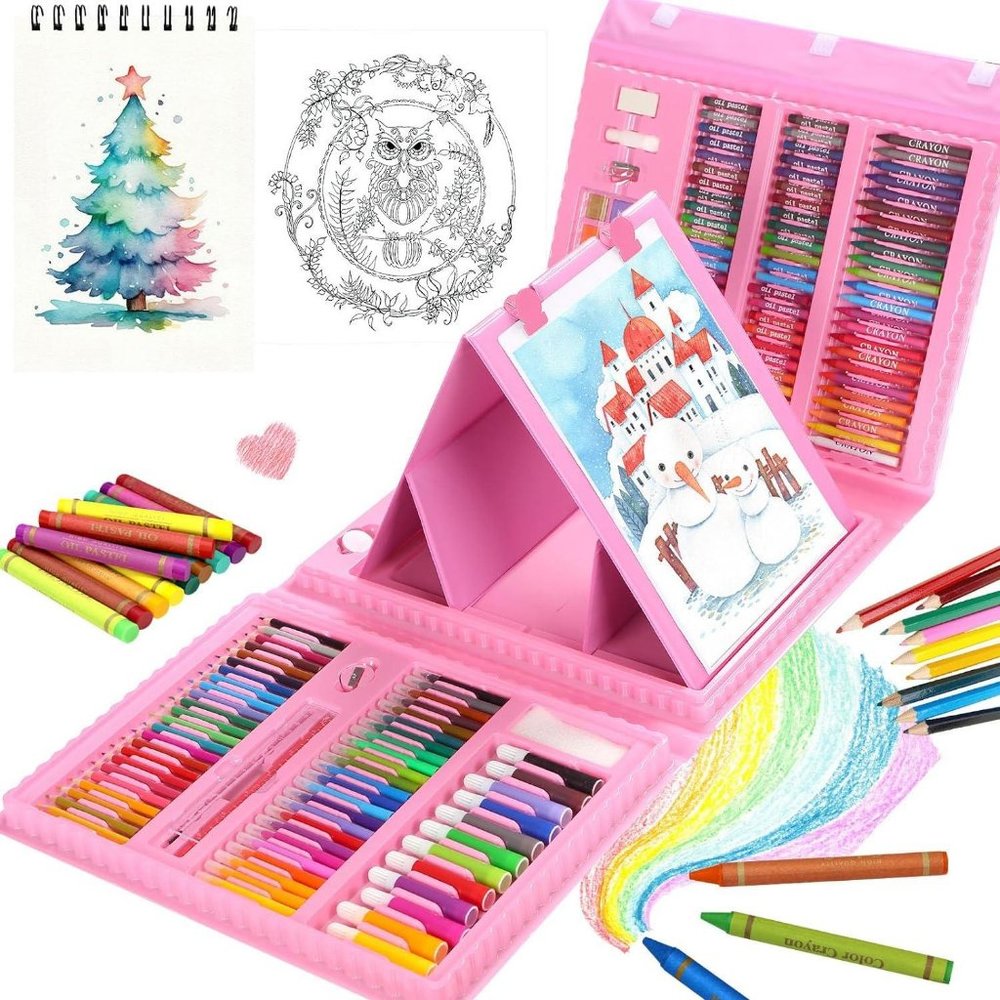 Drawing Art kit Paint Brush Set Children Daily Entertainment Toy DIY stationery
